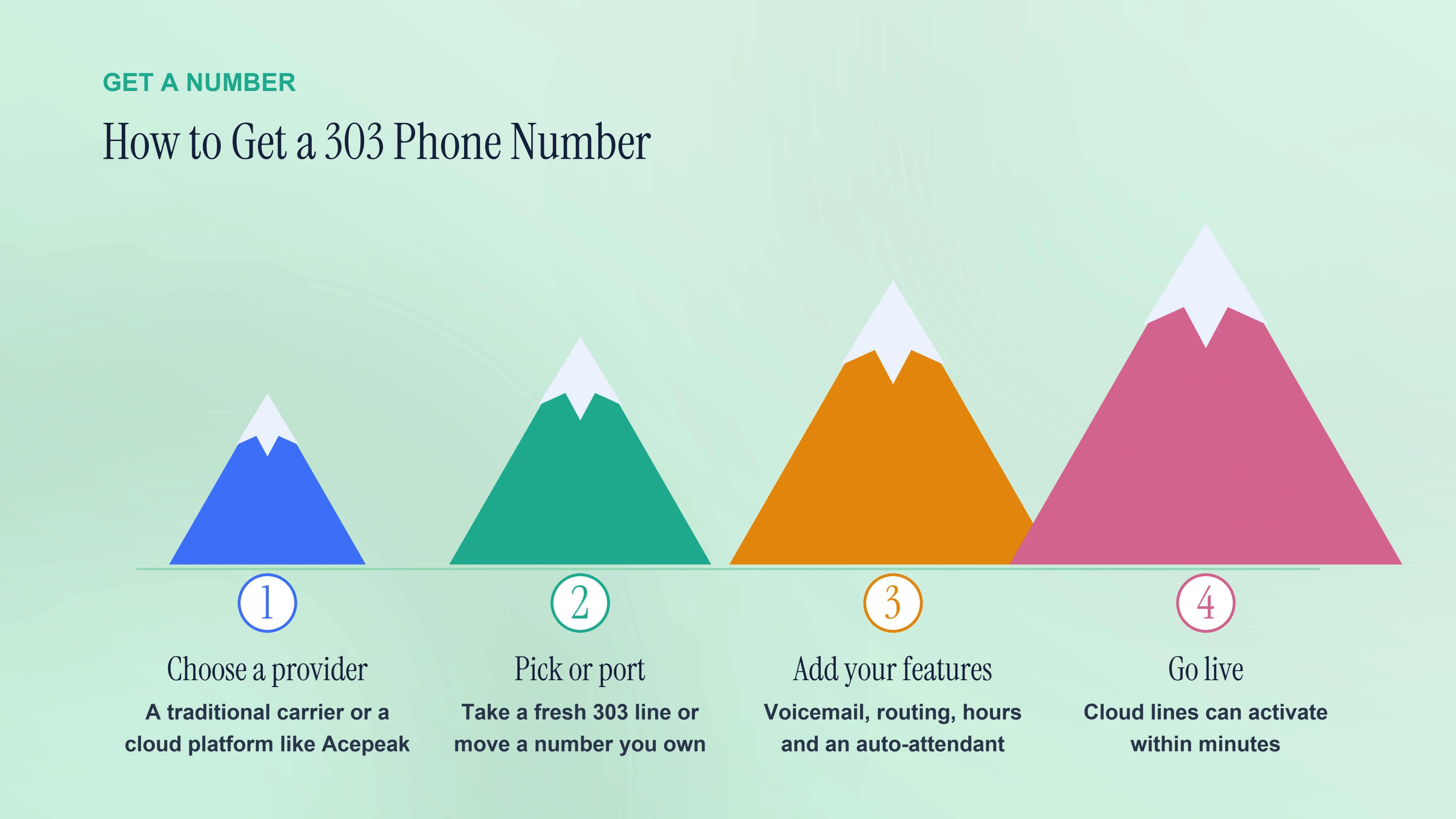 How to get a 303 phone number