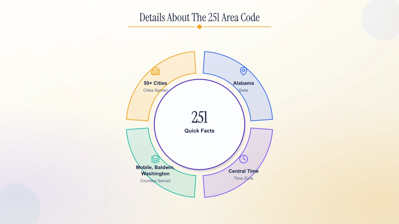 Details about the 251 area code