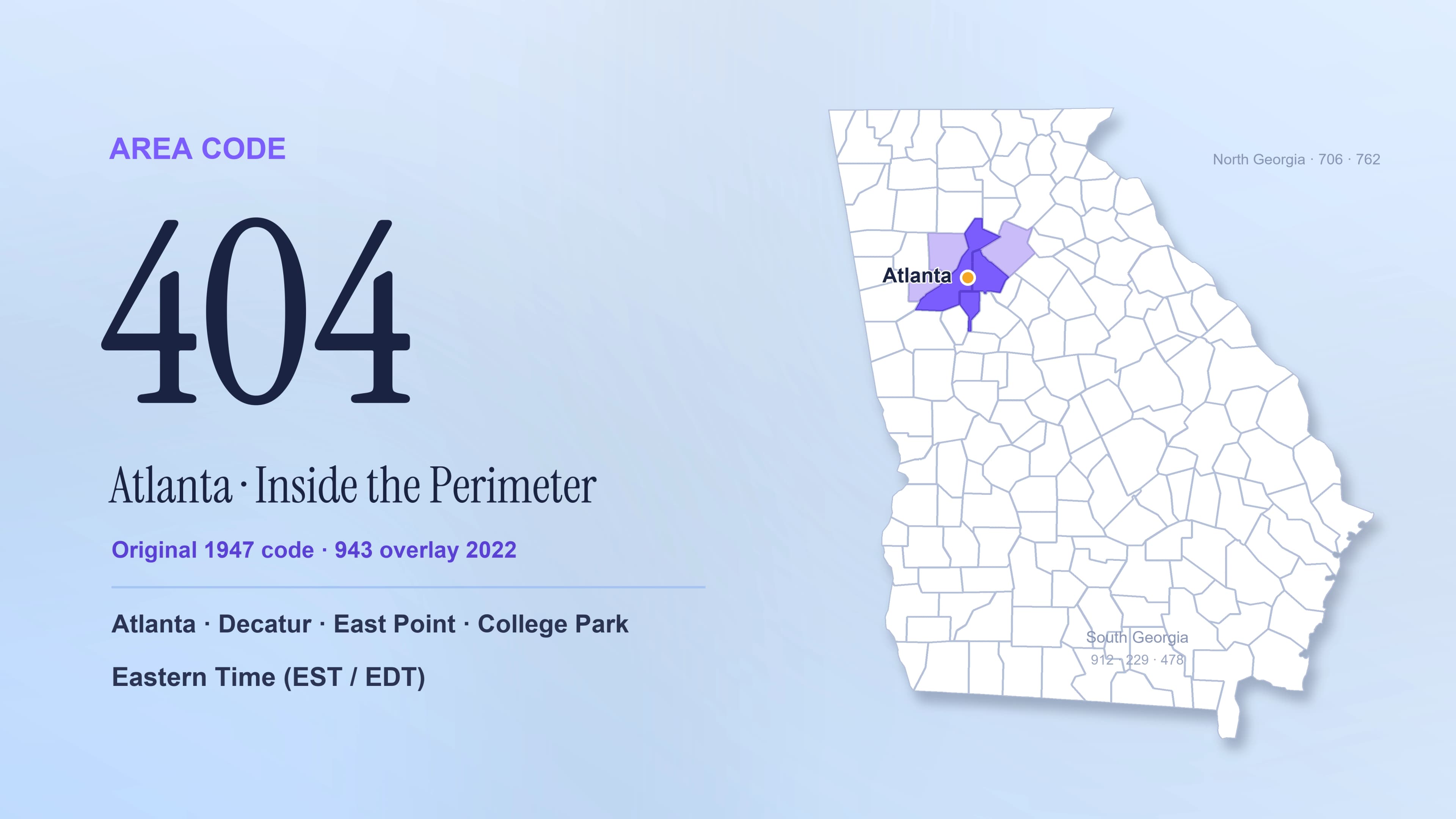 404 Area Code: Atlanta's Original Number and How to Get One in 2026