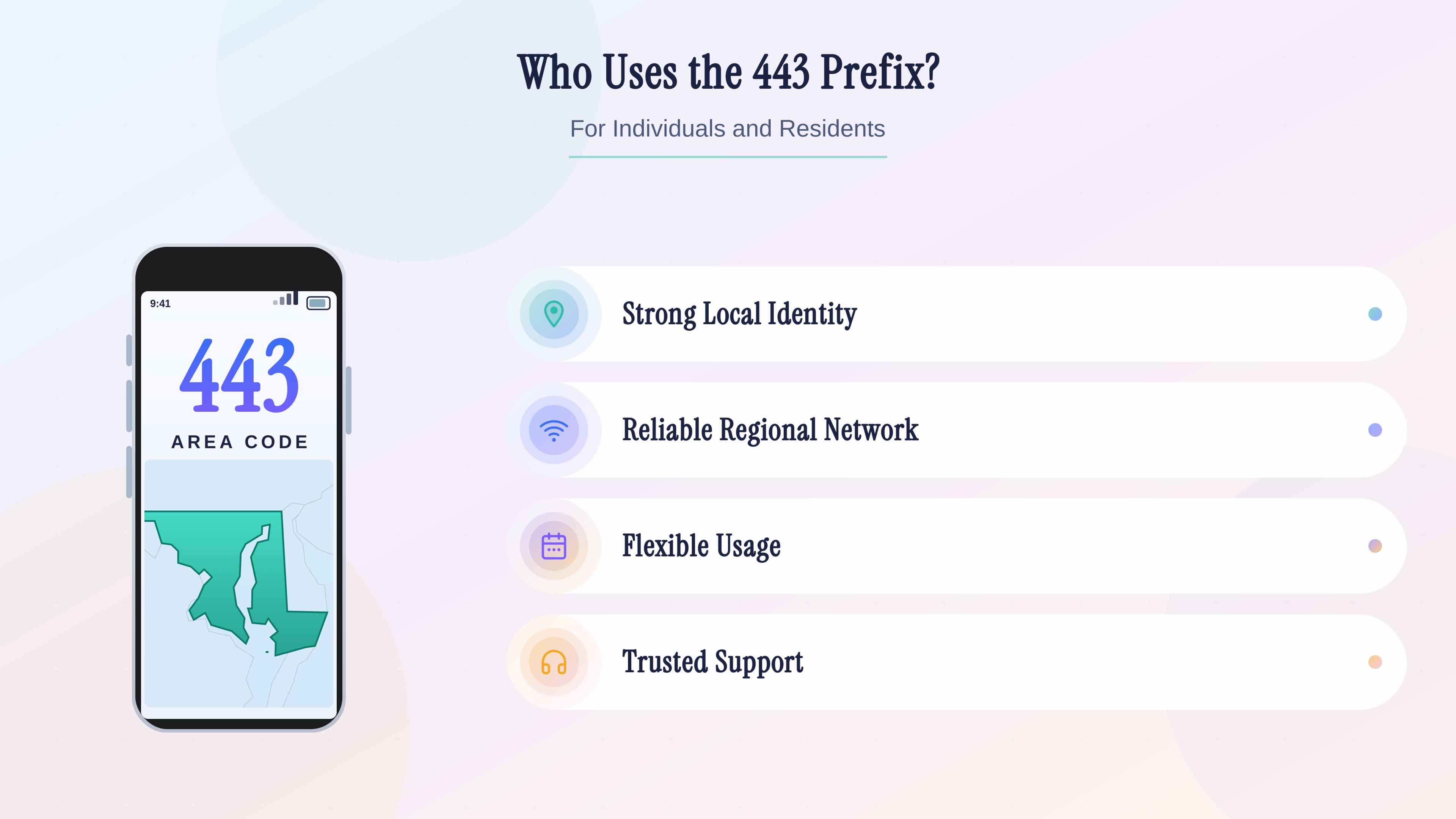Benefits of the 443 area code for businesses — Baltimore local credibility, East Coast market alignment, and access to high-value industries.