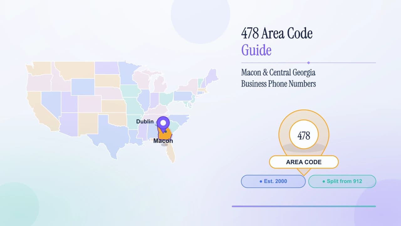 478 Area Code Guide: Macon & Central Georgia Numbers