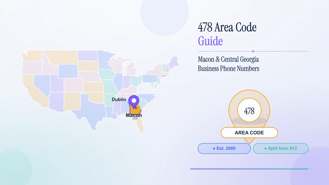 478 Area Code Guide: Macon & Central Georgia Numbers