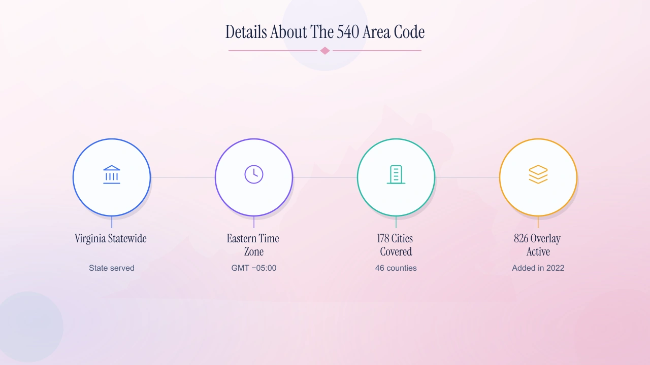 Details about the 540 area code