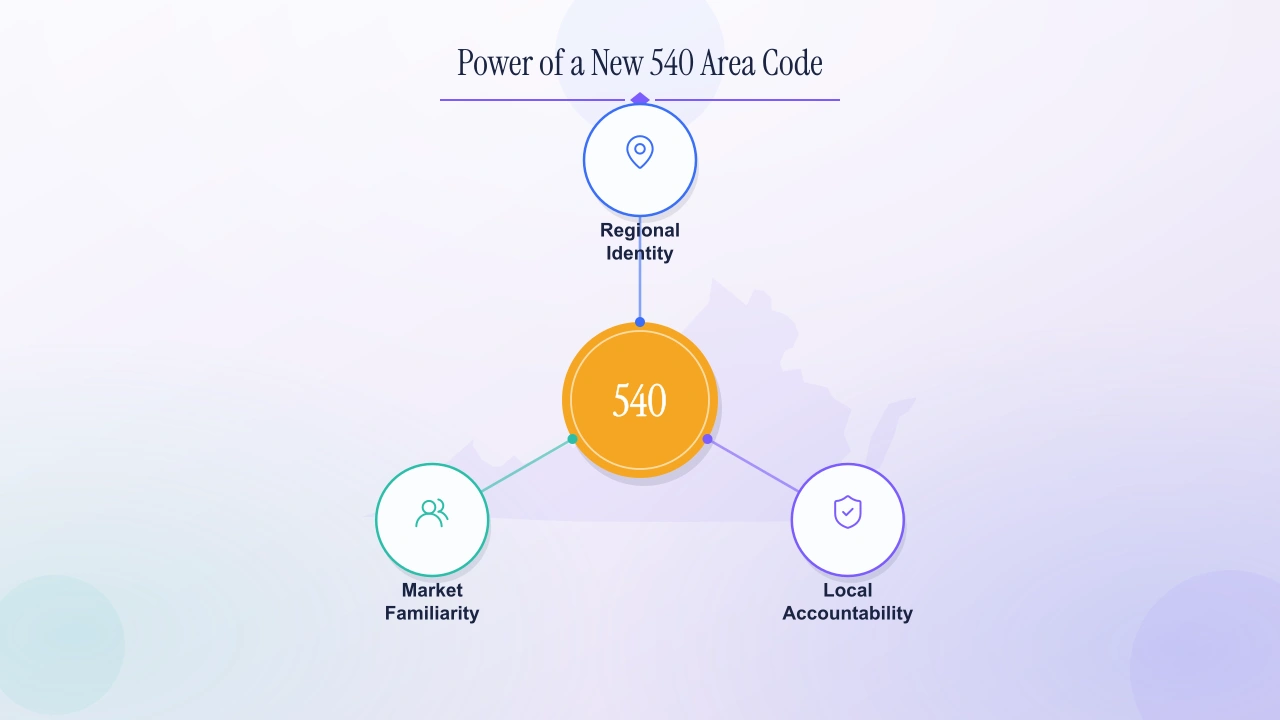 Power of a new 540 area code