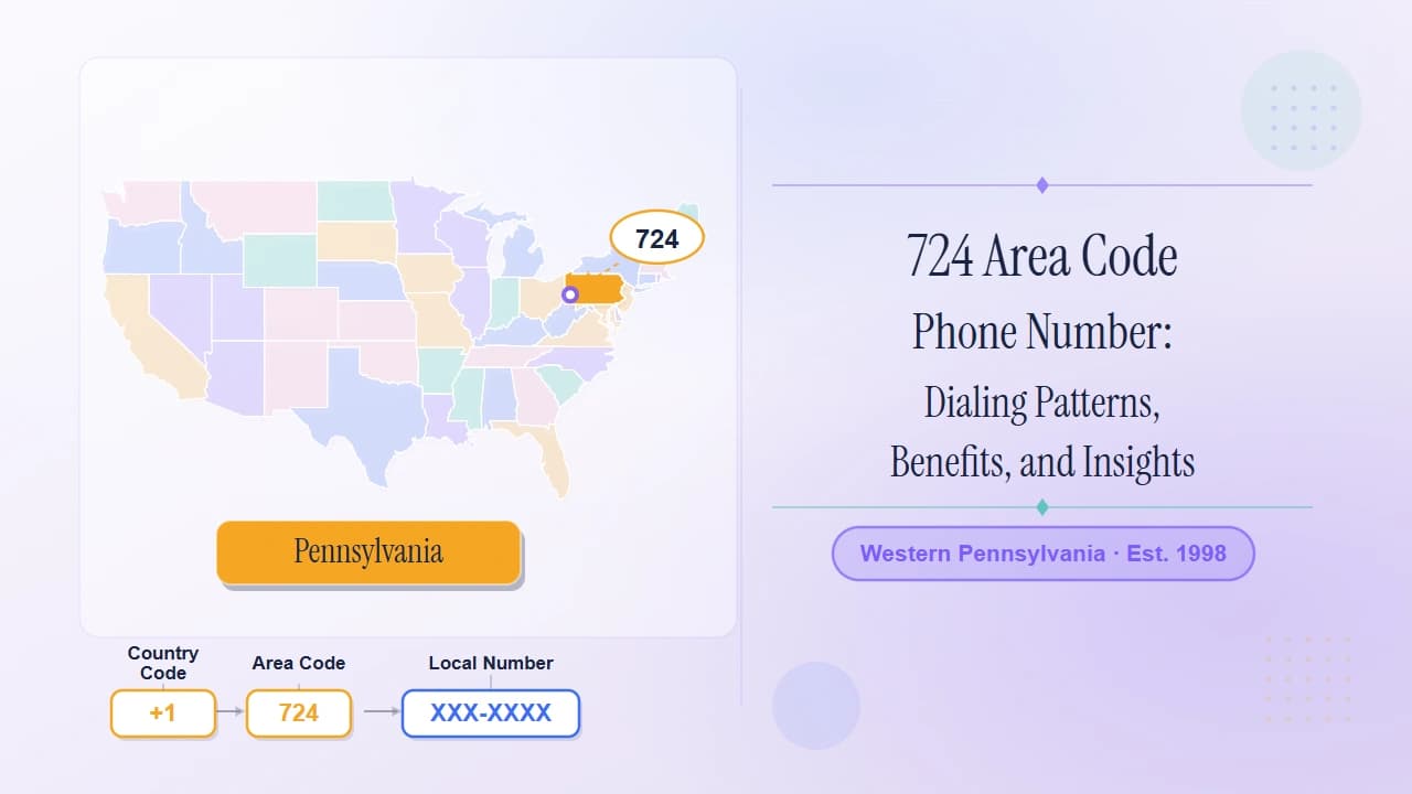 724 Area Code Phone Number: Dialing Patterns, Benefits & Insights