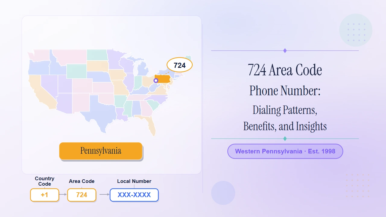 724 Area Code Phone Number: Dialing Patterns, Benefits & Insights