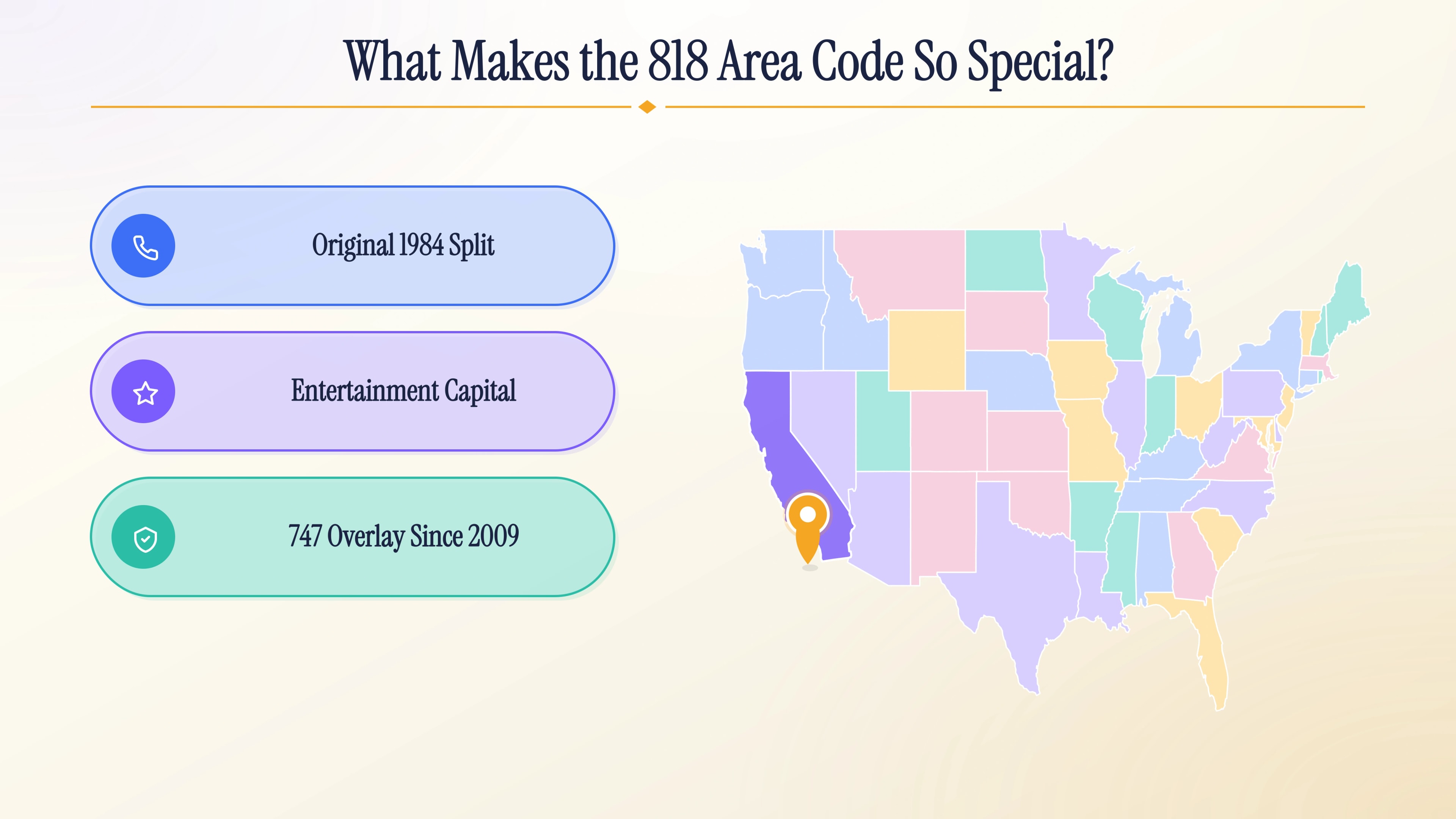 What makes the 818 prefix so distinctive