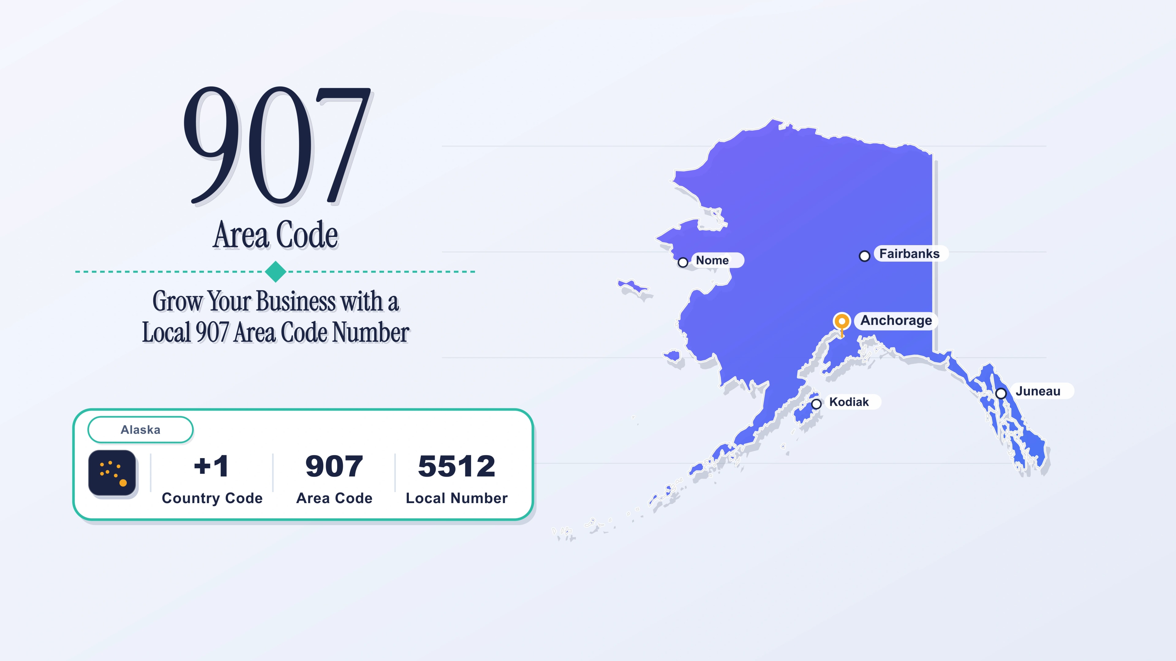 Grow Your Business with a Local 907 Area Code Number
