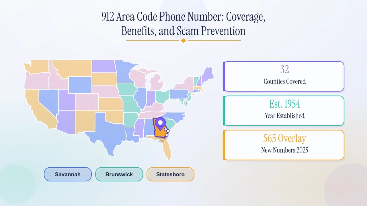 912 Area Code Phone Number: Coverage, Benefits, and Scam Prevention