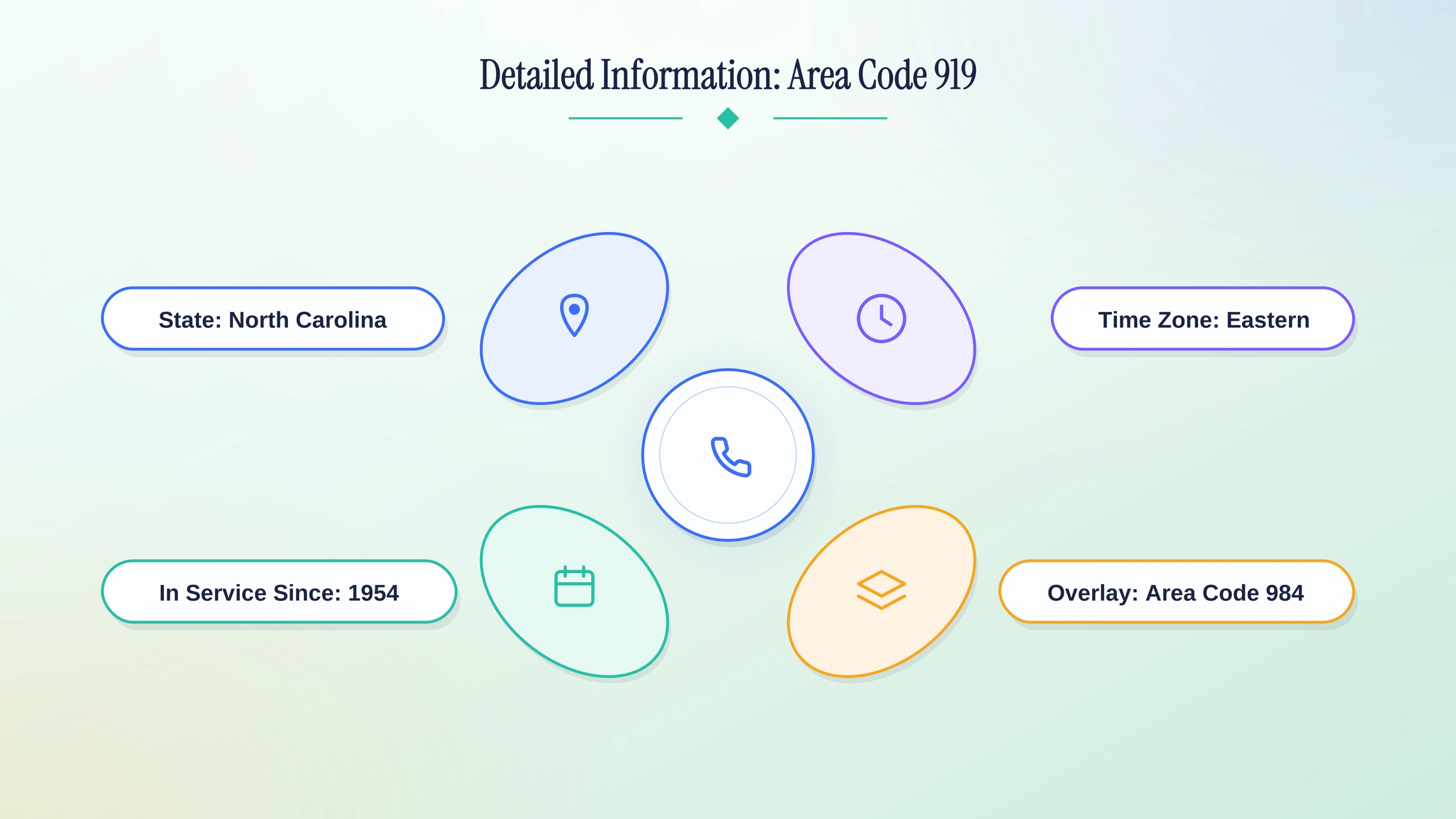 Detailed information about the 919 area code, including overlay and dialing facts.