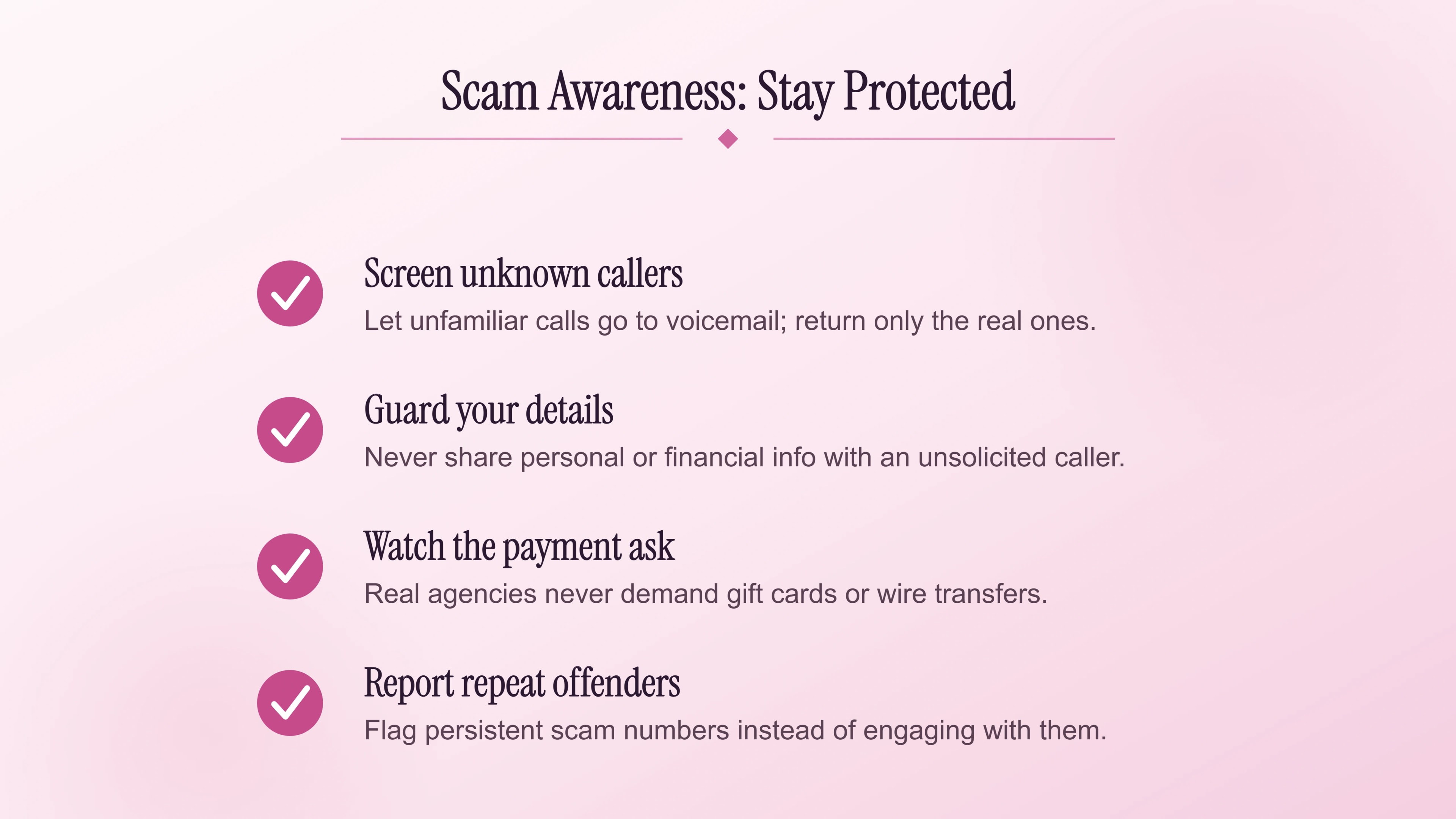 Four tips for spotting and avoiding scam calls on a local Arizona number