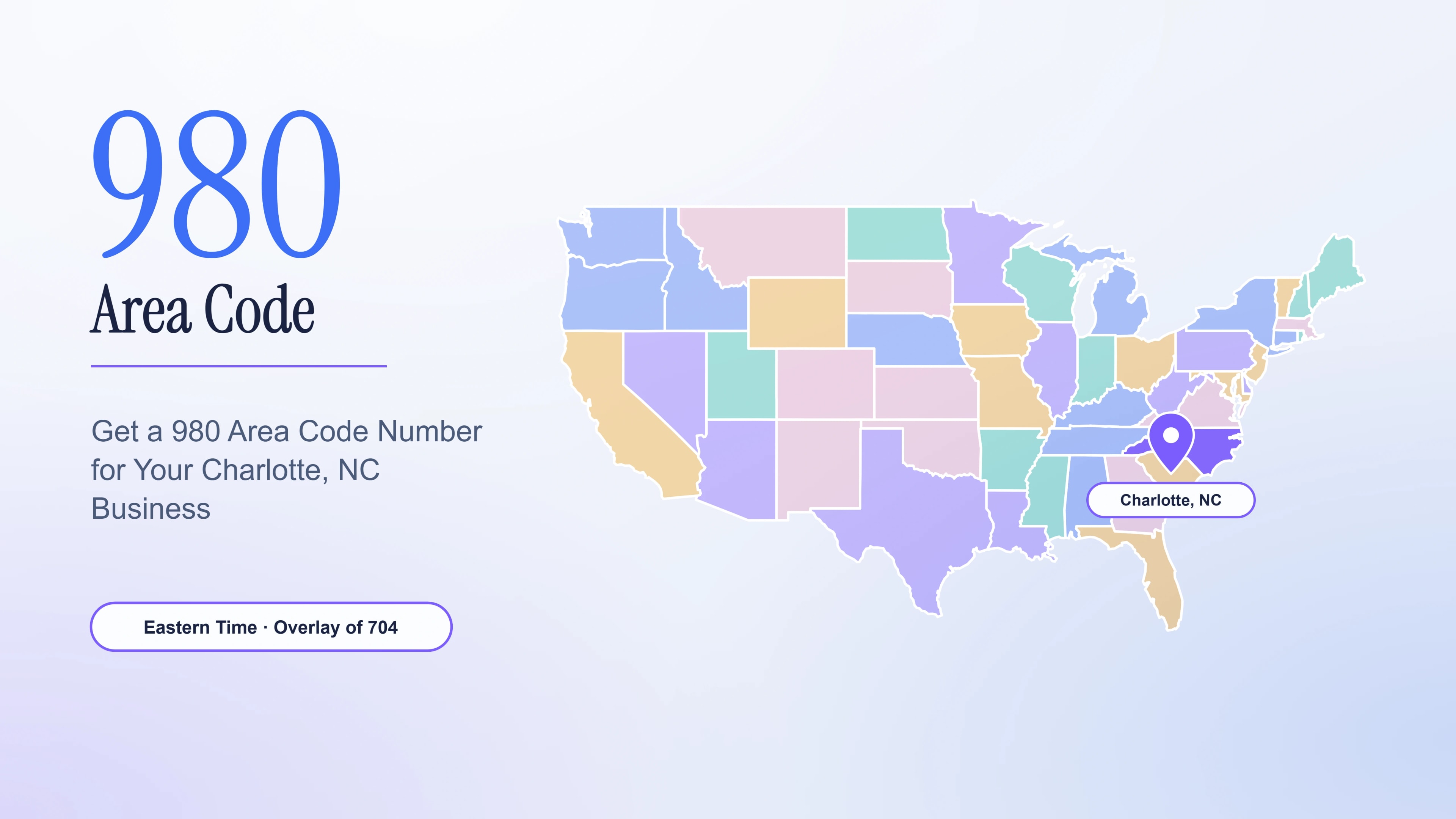 Get a 980 Area Code Number for Your Charlotte, NC Business